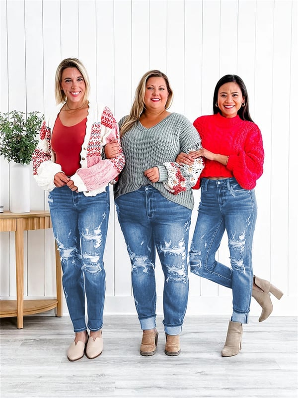 Nyhet✨ 🌟 Mellanhöga jeans med fantastisk stretch – perfekt passform som återgår till formen