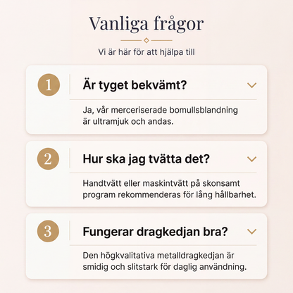 Damtopp med dragkedja, V-ringning och långa ärmar