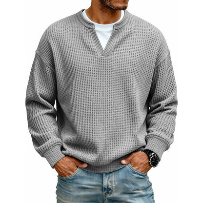 Skiktad komfort vaffel-T-shirt