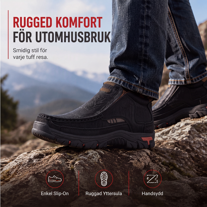Kvinnors avslappnade slip-on-skor i PU-läder