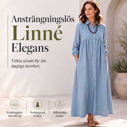 💰 Halva priset! 👗 Maxiklänning med enkel och bekväm passform – mjukt fallande tyg, lätt att bära hela dagen.✨