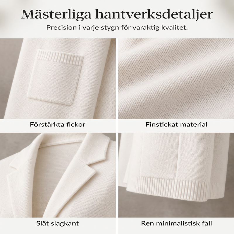 💰 Halva priset! 🧥 Stickad kofta med mjuk slagkrage, passar till vardag och fest. ✨