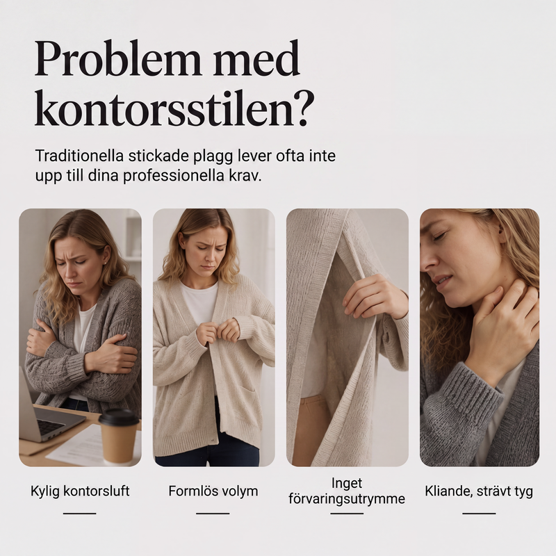 💰 Halva priset! 🧥 Stickad kofta med mjuk slagkrage, passar till vardag och fest. ✨