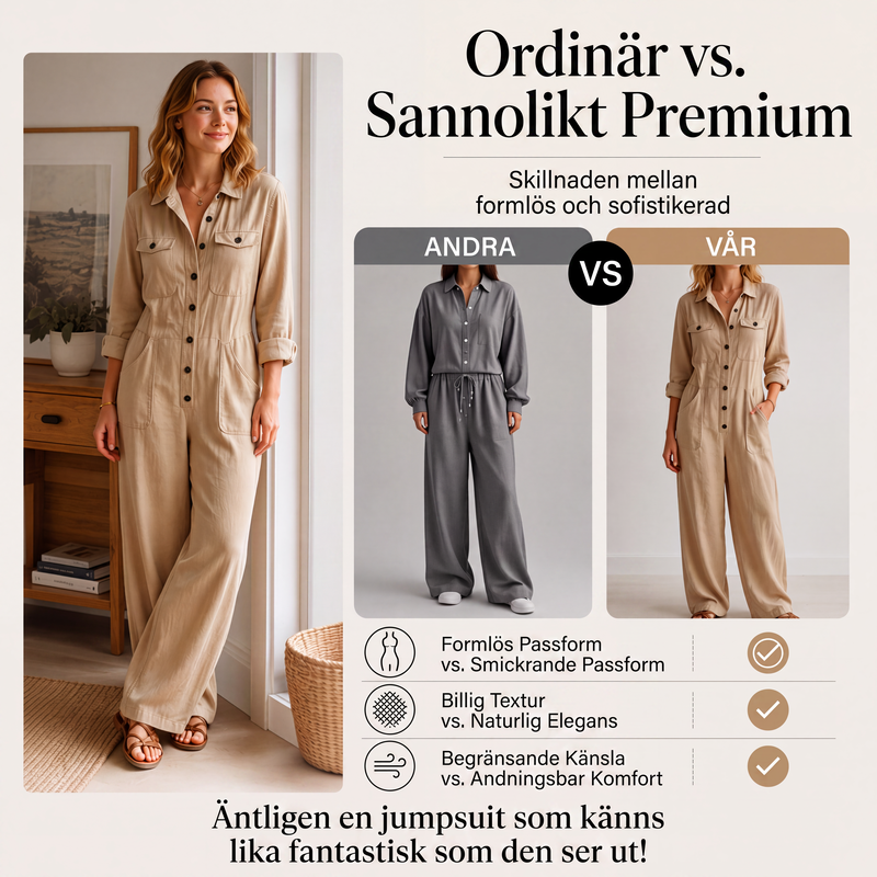 Damernas vida ben cargo-jumpsuit