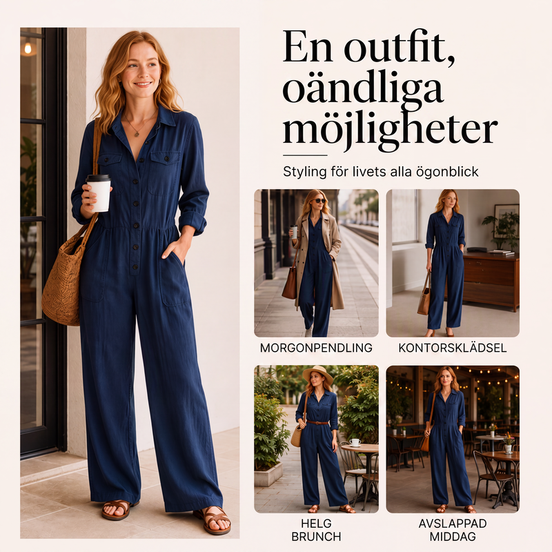Damernas vida ben cargo-jumpsuit