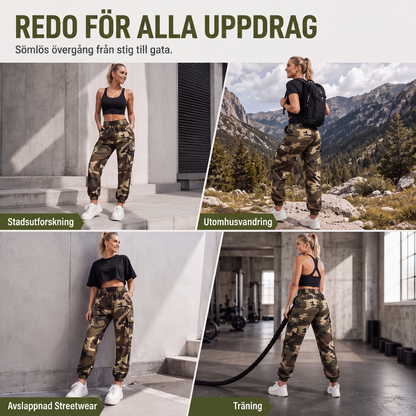 Bästsäljare🔥 👖 Cargo joggers med multifickor – stretchig komfort för urban livsstil