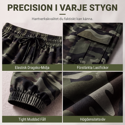 Bästsäljare🔥 👖 Cargo joggers med multifickor – stretchig komfort för urban livsstil