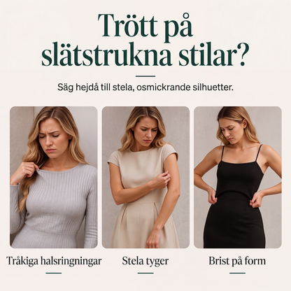 Bästsäljare🔥 👗 Fyrkantig halsurningsklänning med A-linje – långa ärmar för en elegant silhuett