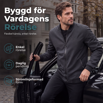 Klassisk ledig bomberjacka för män
