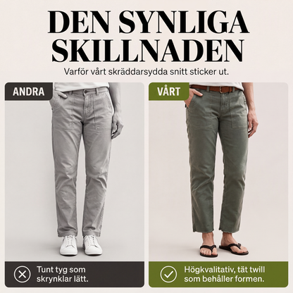 👖Lediga cargobyxor för kvinnor med raka ben