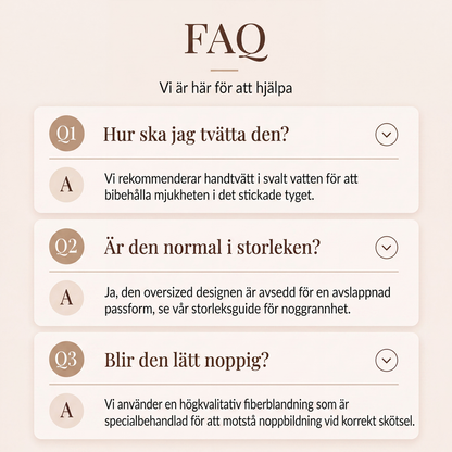 🍂Nya höstnyheter|Tröja med rund hals i stora storlekar för kvinnor