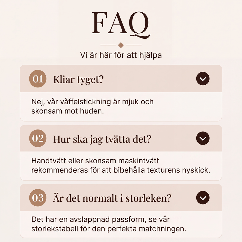 Henley-tröja med våffelstickning och långa ärmar för kvinnor