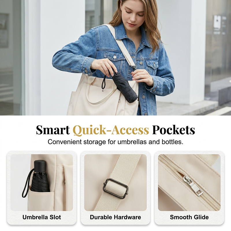 🔥 50 % RABATT 👜 Rymlig damväska – Praktisk stor väska med elegant utseende ✨
