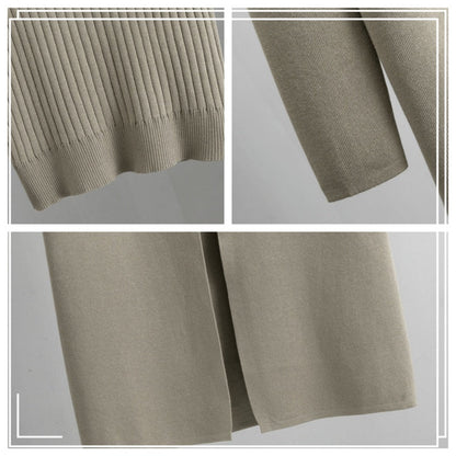 Höst Ärmlös Väst ＆ Cardigan ＆ Byxor 3-delat set