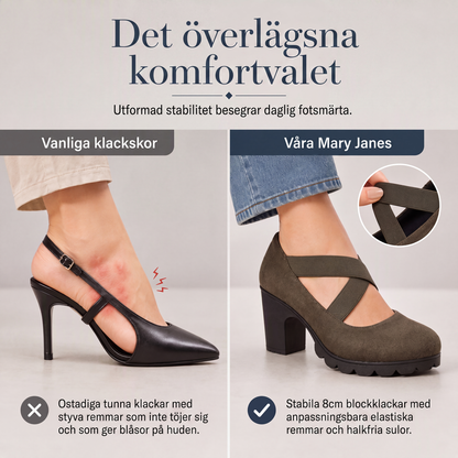 Nya ankomster📦 👠 Korsremsskor med rund tå – snygga och halksäkra