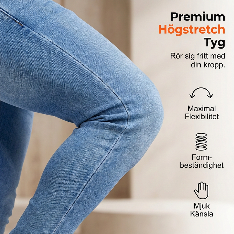 Cargojeans för män, skinny fit med stretch