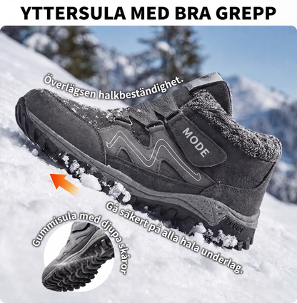 ❄️Komfortabla Vinterkängor – Varma och Stabilt Grepp för Vinterpromenader