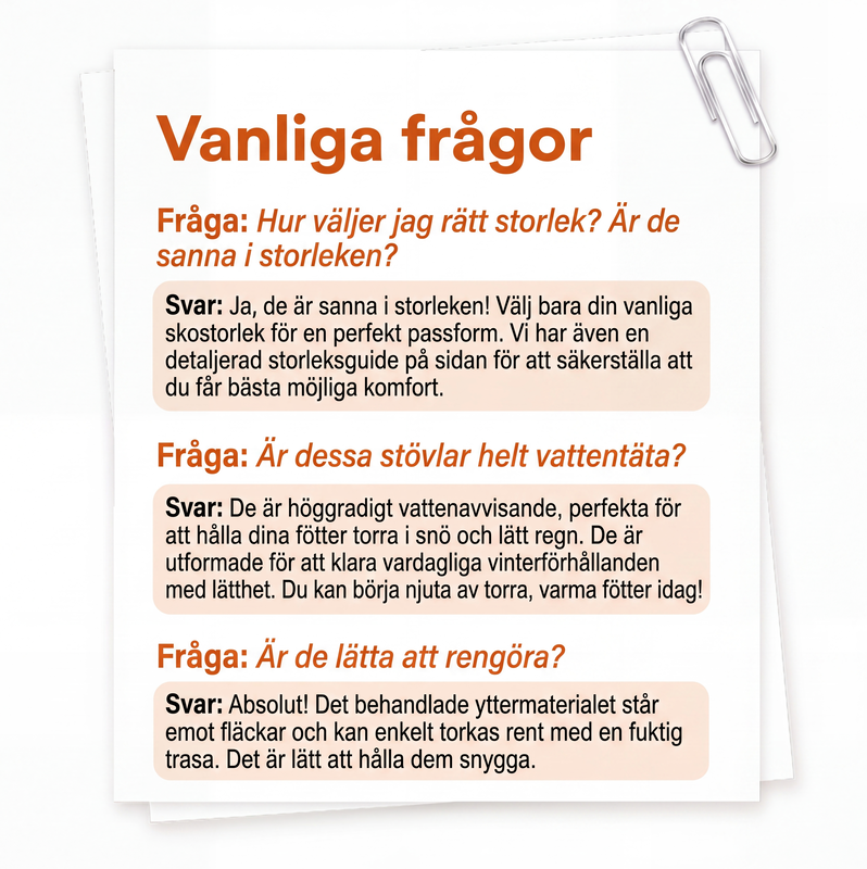 ❄️Komfortabla Vinterkängor – Varma och Stabilt Grepp för Vinterpromenader