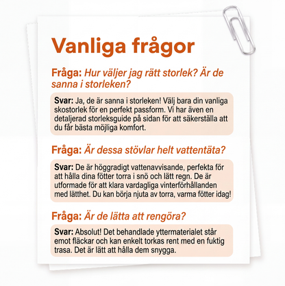❄️Komfortabla Vinterkängor – Varma och Stabilt Grepp för Vinterpromenader