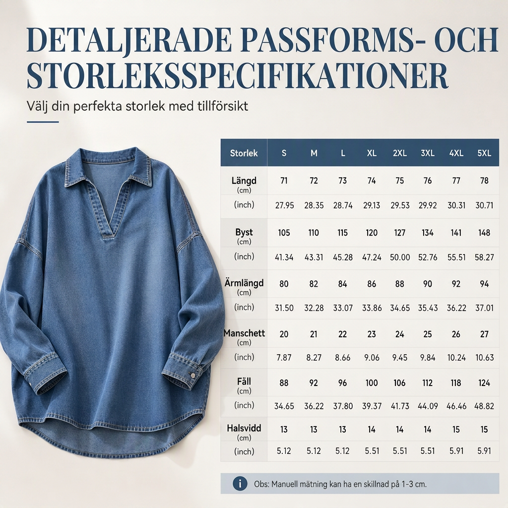 📢📢50 % rabatt!!!🎉✨En avslappnad och ledig jeans-tröja för damer med V-ringning, fladdermusärmar och asymmetrisk nederkant