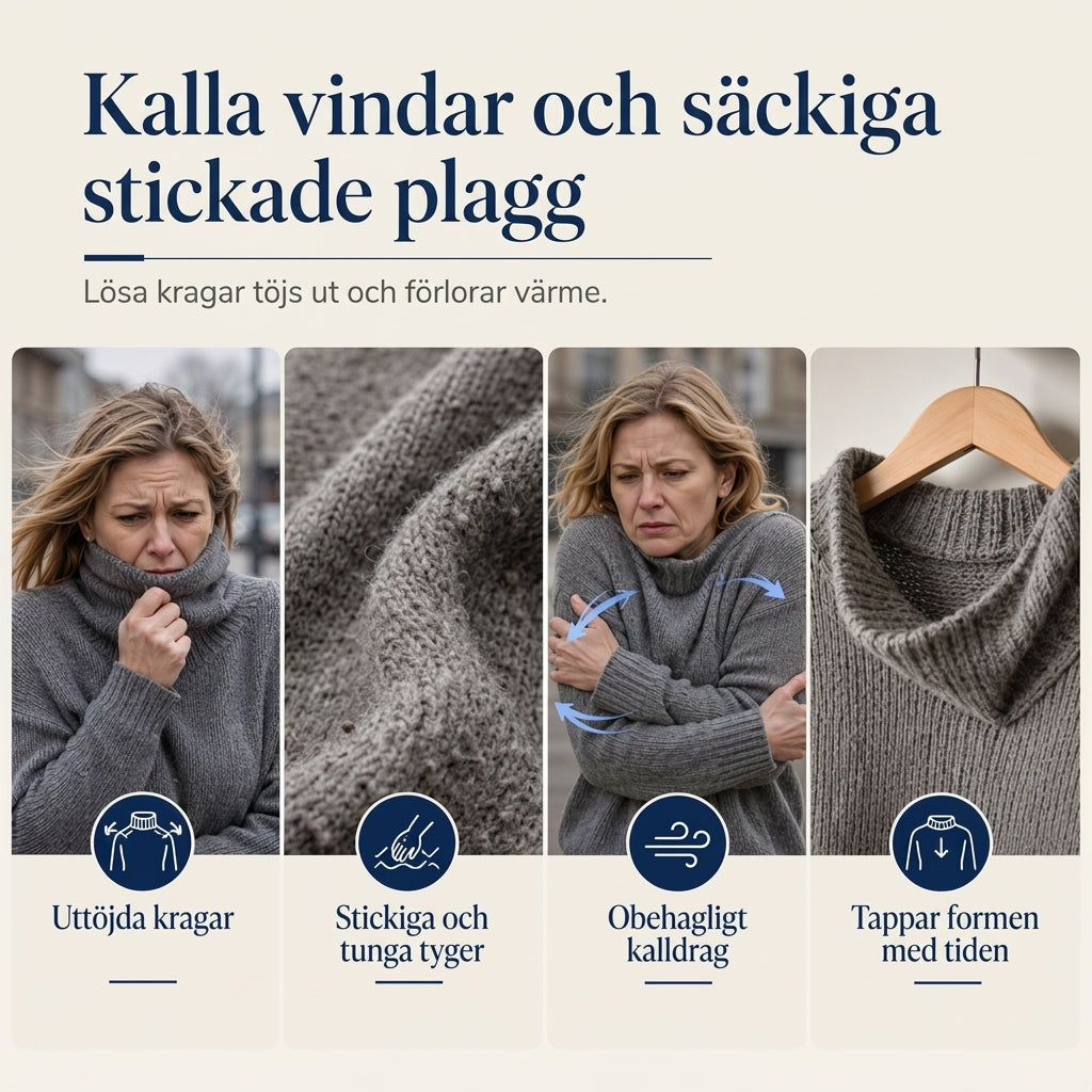 🍂Bästsäljande höstnyheter|⭐ Damernas Elegant Kabelstickad Polotröja – Mjuk & Varm Hösttröja med Hög Krage