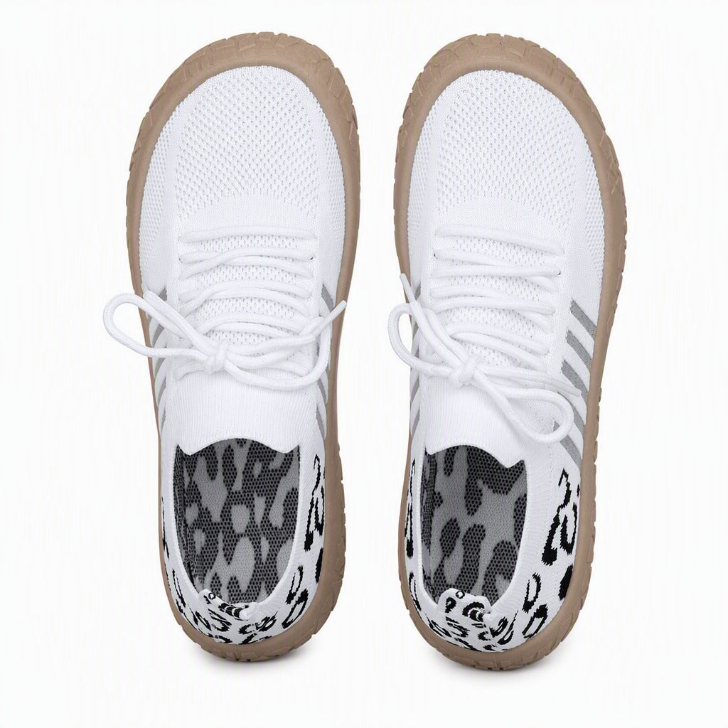 Kvinnor Slip-on Loafers Lätta Andas Sommar Casual Platt Skor Plusstorlek