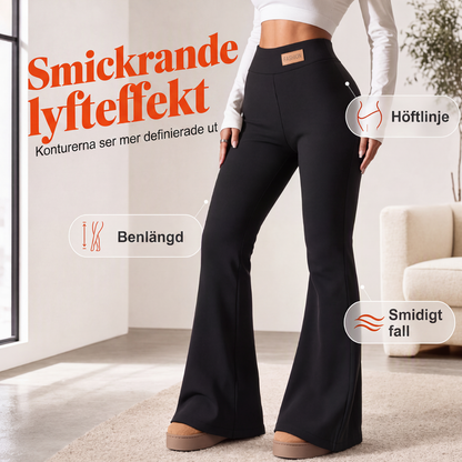 👖 50 % RABATT UNDER BEGRÄNSAD TID! ✨Flare-leggings för damer med plyschfoder