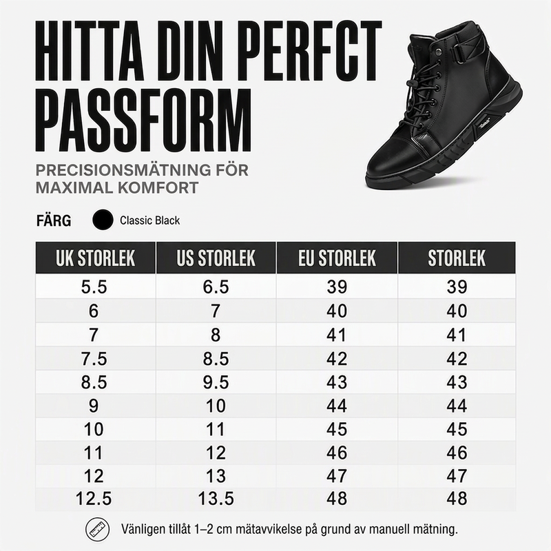 🍂Nya höstnyheter|Herr Vattentäta Boots i Läder – Robust Höst- och Vintersko