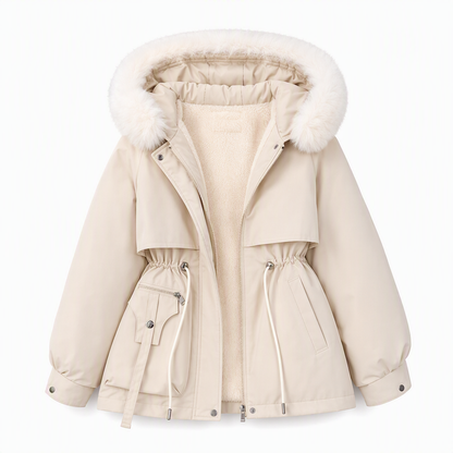 🔥 Fri frakt ✈️ Varm damparka med fuskpäls – Elegant, bekväm och perfekt för vintern 🧥