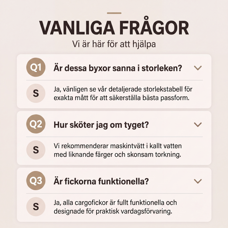 📢📢50 % rabatt!!! 🎉✨ Dambyxor med hög midja, cargo-modell och utsvängda ben samt dragsko