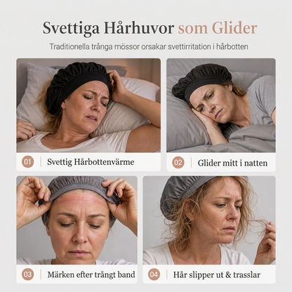 Elastisk andningsbred nätkeps för hår, urholkad hårskydd med bred resår