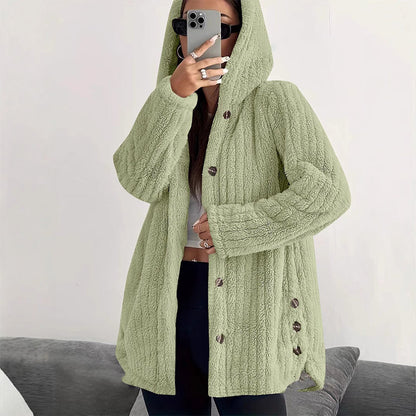 🍂Bästsäljande höstnyheter|Mysig teddyjacka för kvinnor – Varm, mjuk och elegant vardagsstil