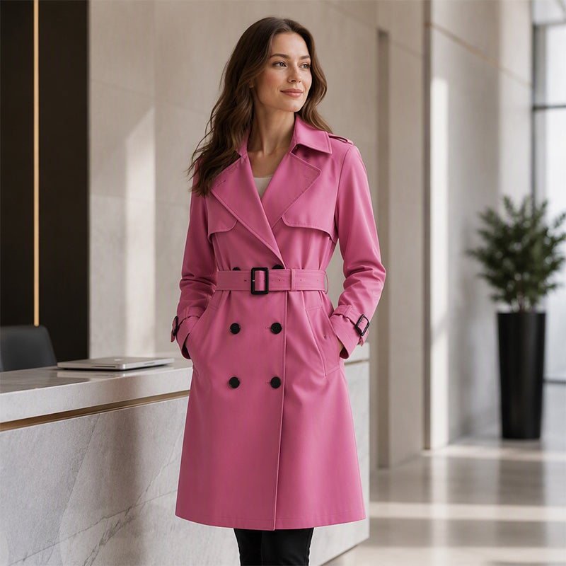 Jämn fallning, beständig elegans – Tidlös trenchcoat i premiumkvalitet 🧥✨