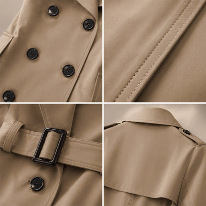 Jämn fallning, beständig elegans – Tidlös trenchcoat i premiumkvalitet 🧥✨