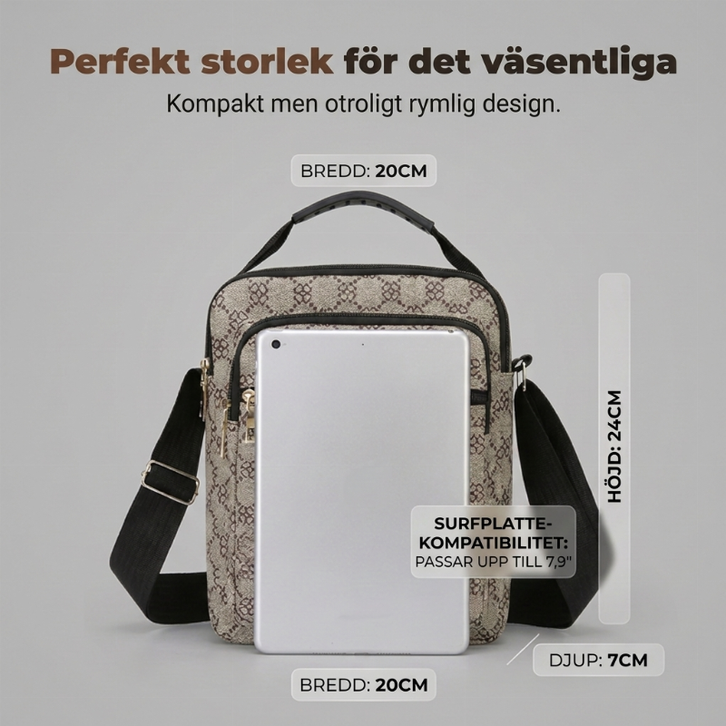Slitstark resväska för män med stor kapacitet