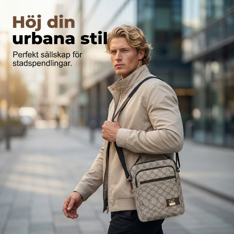Slitstark resväska för män med stor kapacitet