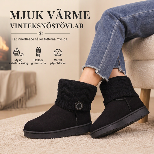 Vinterstövlar för kvinnor, mitten på vaden