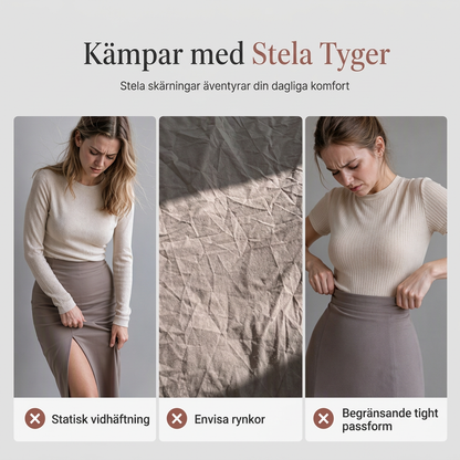Damens eleganta omlott-V-ringad veckad maxiklänning