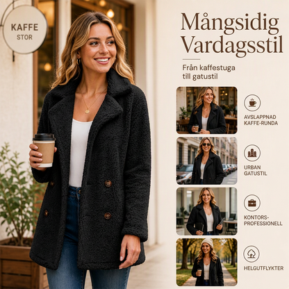 Tjock och varm jacka för kvinnor