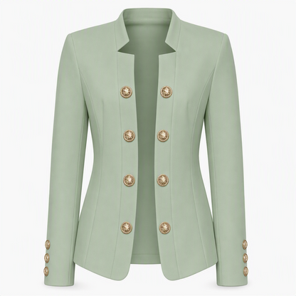Kvinnor kavaj med ståndkrage, slim fit