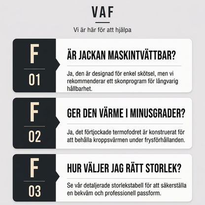 Vattentät jacka med plyschfoder och huva för män