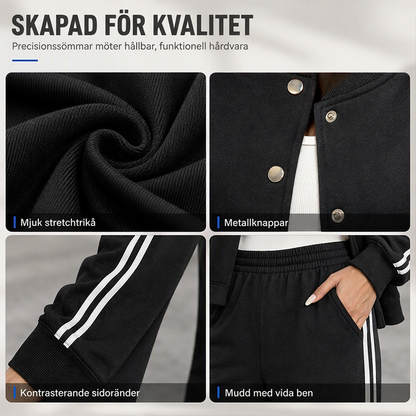 Randiga sportiga mysset för kvinnor