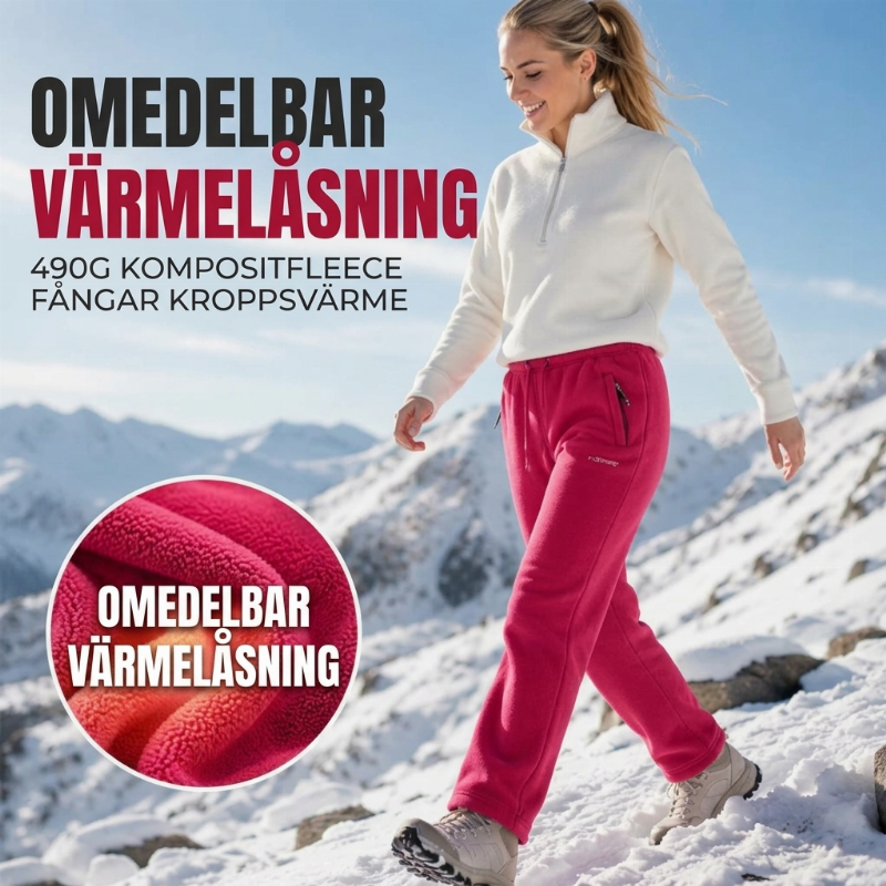 🔥 Vintererbjudande ❄️ Unisex-värmda, tjocka fleecebyxor – extra varma, mjuka och bekväma för kalla dagar 🧸