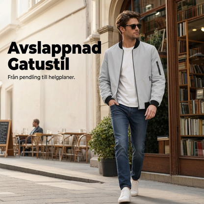 Klassisk lättviktsbomberjacka för män