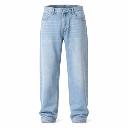 👖Klassiska rakskurna jeans för män