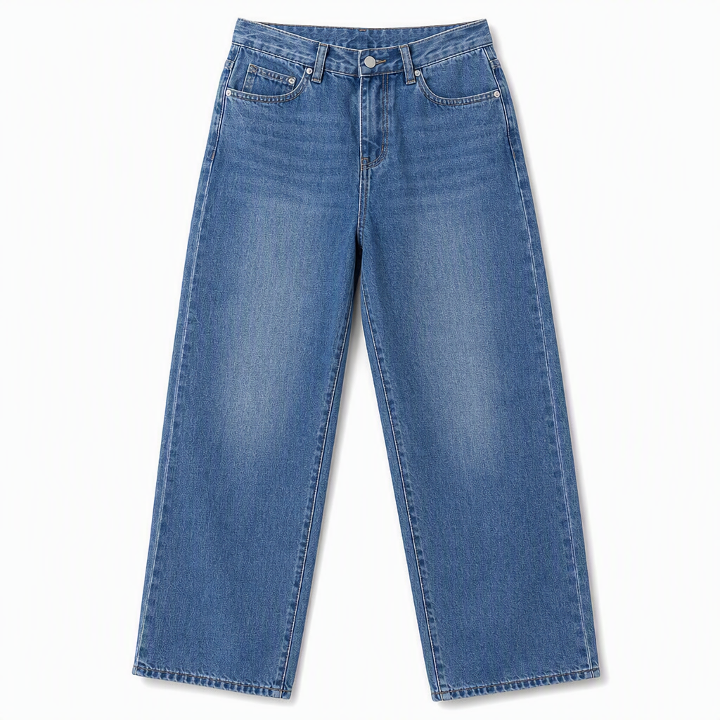 👖Klassiska rakskurna jeans för män