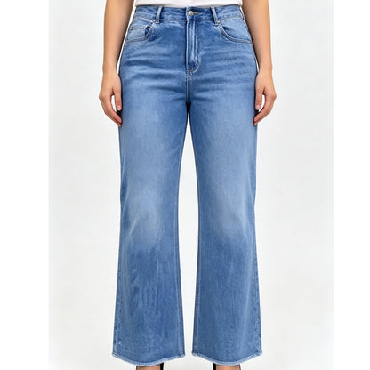 Jeans för kvinnor i avslappnad passform
