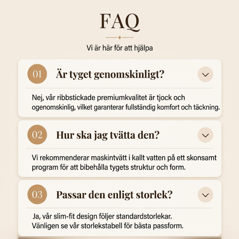 🔥Populär produkt! ✨Klassisk ribbad tröja med rund halsringning för damer