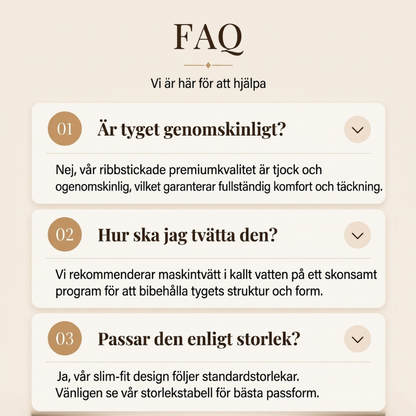 🔥Populär produkt! ✨Klassisk ribbad tröja med rund halsringning för damer
