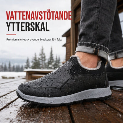 Bekväma Vinterskor för Herr – Varma Slip-On Skor med Mjuk Sula